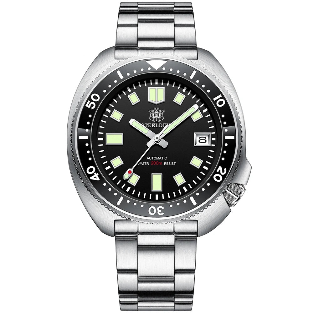SD1970 Brand 44MM Men NH35 Dive Watch with Ceramic Bezel