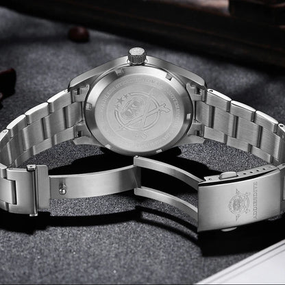 Luxurious Men'S Automatic Watch NH35A Mechanical Watch Sapphire Glass 200M Waterproof Analog Luminous Watches AD2048