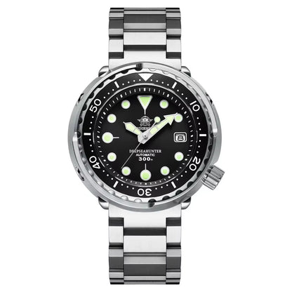 Automatic Mechanical Watch Male American Stainless Steel Scratch Proof Waterproof Diving Watch Business Leisure Watch