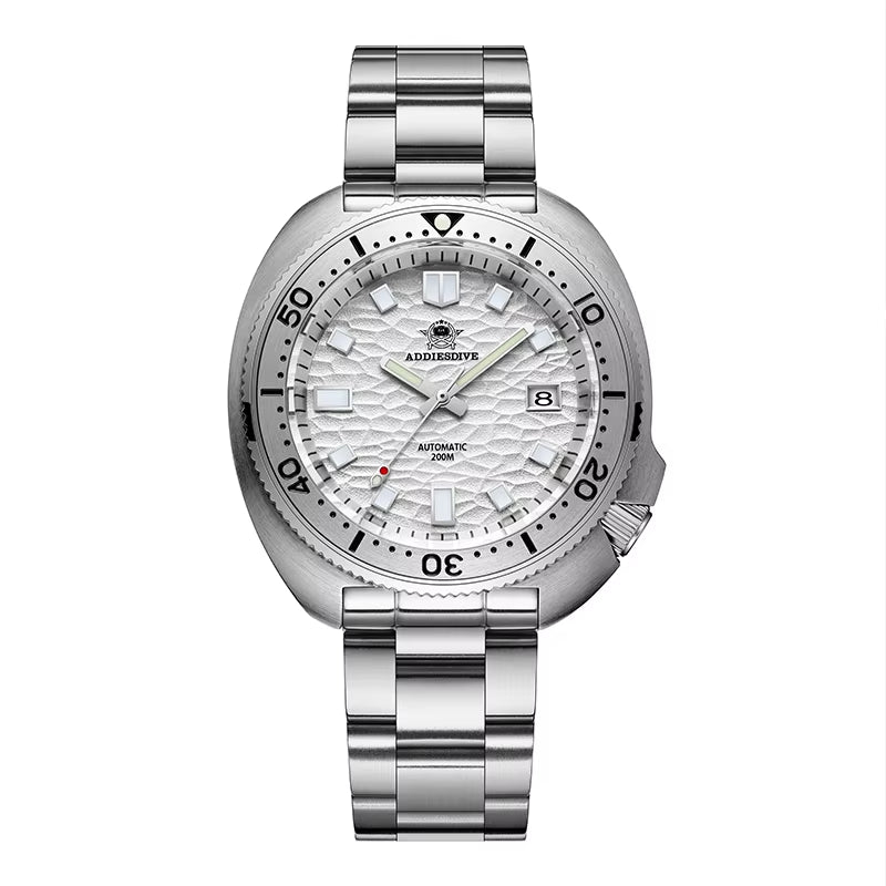 Automatic Mechanical Watch Man Silver Premium Business Casual Waterproof Watch NH35A 316L Stainless Steel Men'S Watch