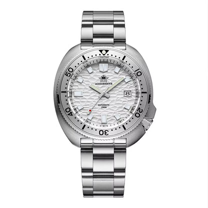 Automatic Mechanical Watch Man Silver Premium Business Casual Waterproof Watch NH35A 316L Stainless Steel Men'S Watch