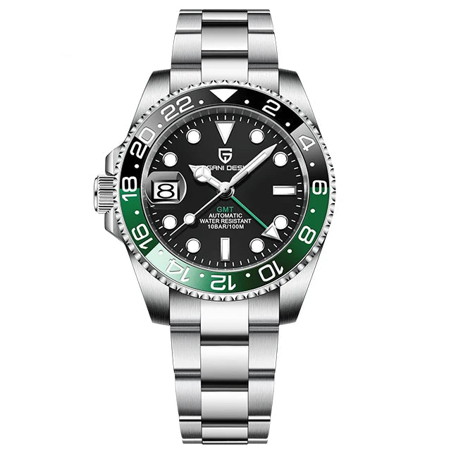 V3 Version GMT Watches Men'S Luxury Sapphire Automatic Mechanical Watch 40MM Stainless Steel Waterproof Watch