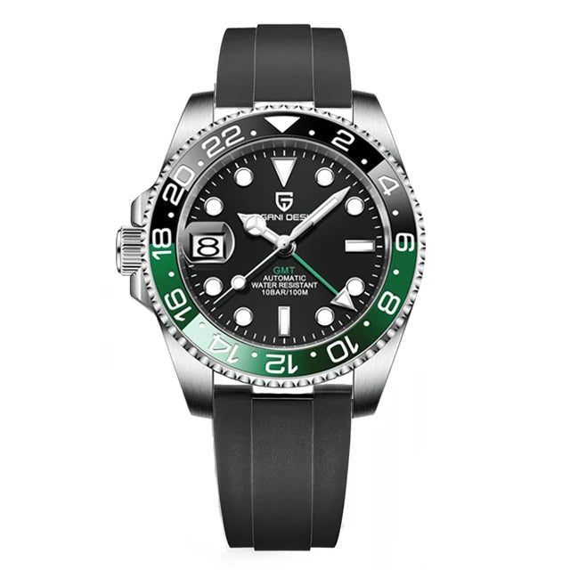 V3 Version GMT Watches Men'S Luxury Sapphire Automatic Mechanical Watch 40MM Stainless Steel Waterproof Watch