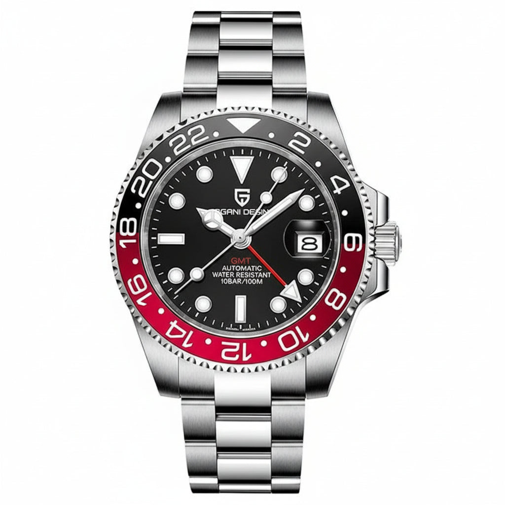 V3 Version GMT Watches Men'S Luxury Sapphire Automatic Mechanical Watch 40MM Stainless Steel Waterproof Watch