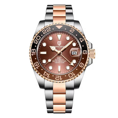 V3 Version GMT Watches Men'S Luxury Sapphire Automatic Mechanical Watch 40MM Stainless Steel Waterproof Watch