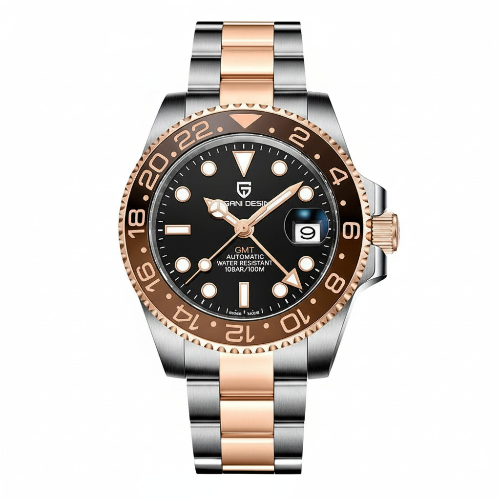 V3 Version GMT Watches Men'S Luxury Sapphire Automatic Mechanical Watch 40MM Stainless Steel Waterproof Watch