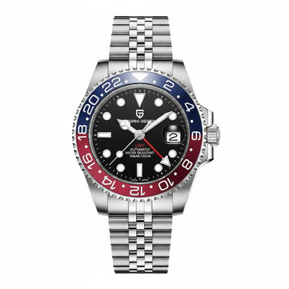 V3 Version GMT Watches Men'S Luxury Sapphire Automatic Mechanical Watch 40MM Stainless Steel Waterproof Watch