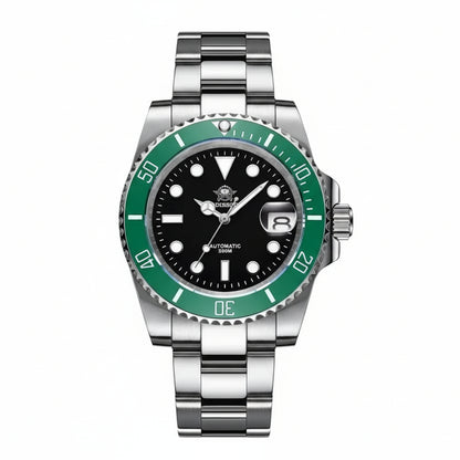 NH35 Movement Automatic Watch Sapphire Crystal Mechanical Wristwatch 200M Diving Super Luminous Watches Reloj Hombre