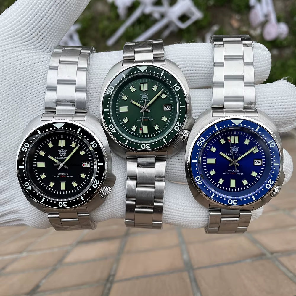 SD1970  Brand 44MM Men NH35 Dive Watch with Ceramic Bezel